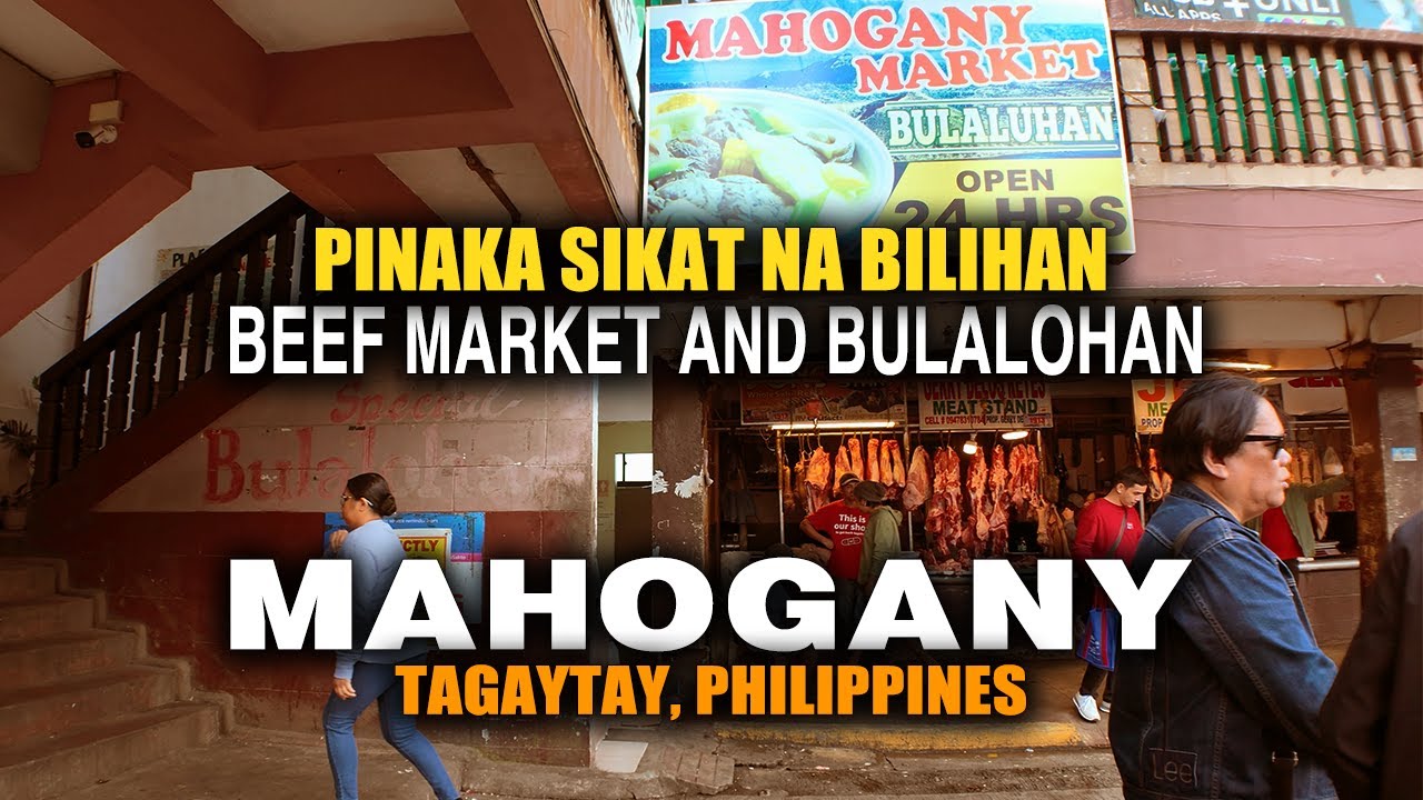 PINAKA SIKAT NA BILIHAN sa TAGAYTAY PHILIPPINES - MAHOGANY BEEF MARKET & BULALOHAN
