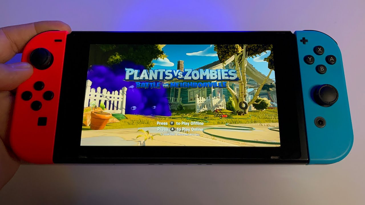 Plants vs. Zombies: Battle for Neighborville Complete Edition | Nintendo Switch handheld gameplay