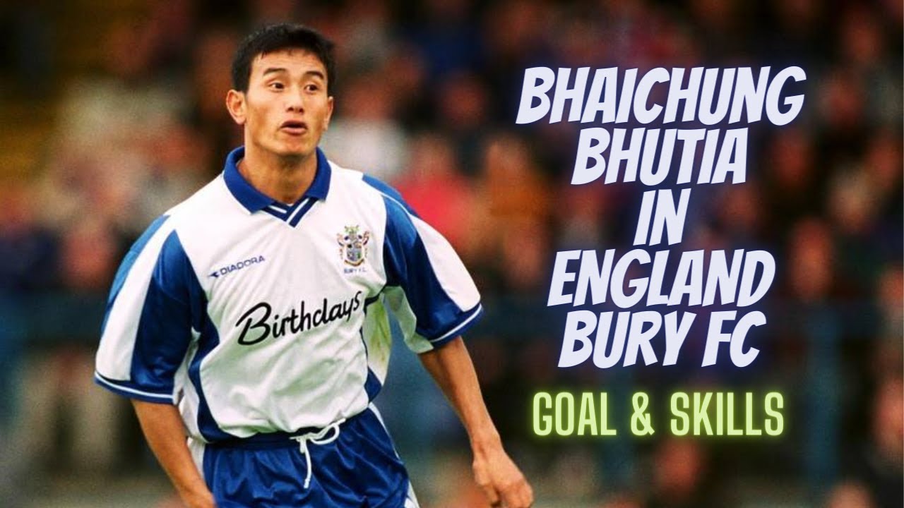 Bhaichung Bhutia in England - Bury FC - Rare Footage Compilation - Goals and Skills