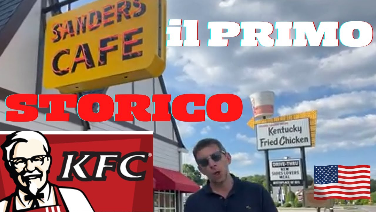 LA STORIA DI KFC! FAST FOOD del pollo fritto e' stato qui USA