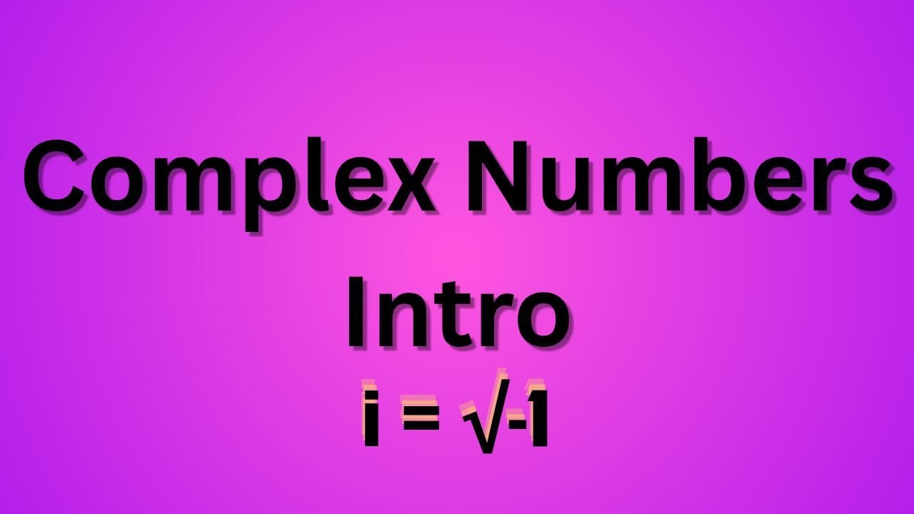Complex Numbers 1