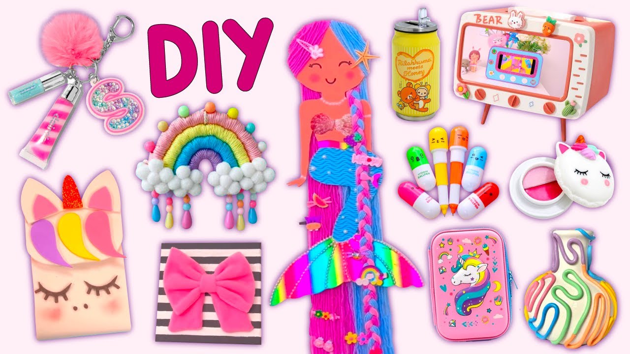 8 идей, которые можно сделать своими руками, когда вам скучно - Милый брелок - Декор комнаты - Шк...