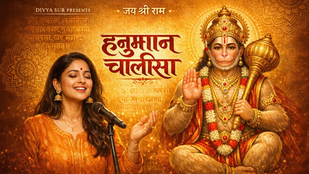 Nonstop🔱Shri Hanuman Chalisa | Powerful Chant for Strength, Peace & Protection🔱(Official Video)