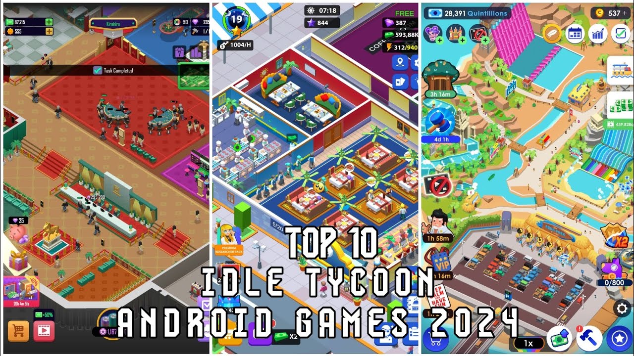 Top 10 Idle Tycoon Games Android 2024