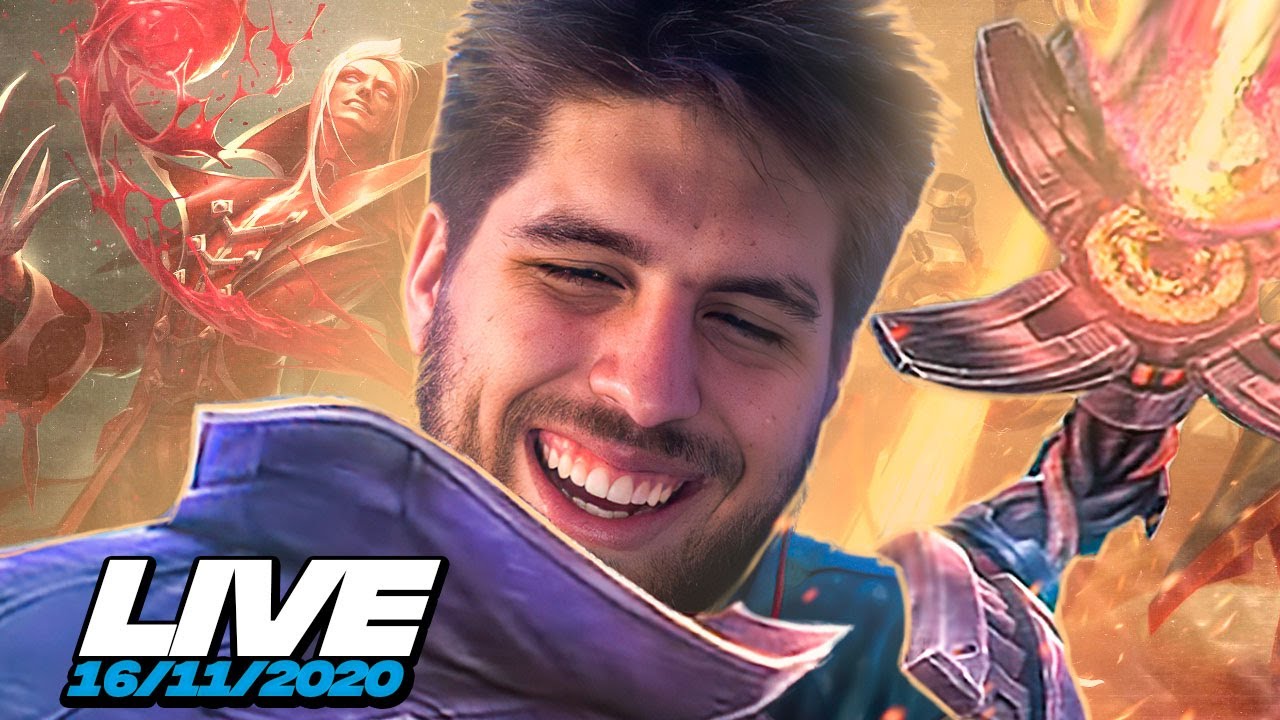 Rakin jogando de mid e adc na preseason do lol! - Live 16/11/2020 Part.01