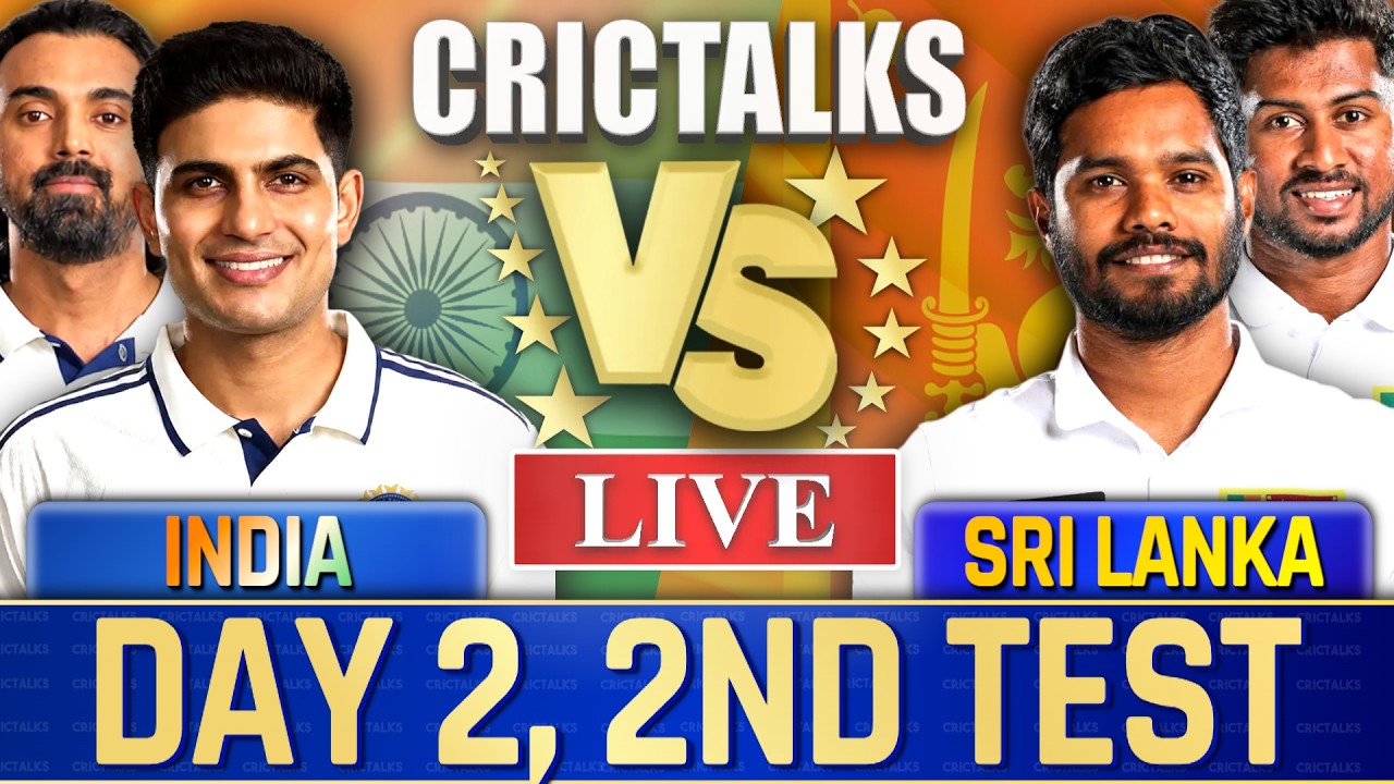 🔴 Live: IND vs SL, Day 2, 2nd Test, Cricket Live Match Today Scores, Commentary, 1st Session