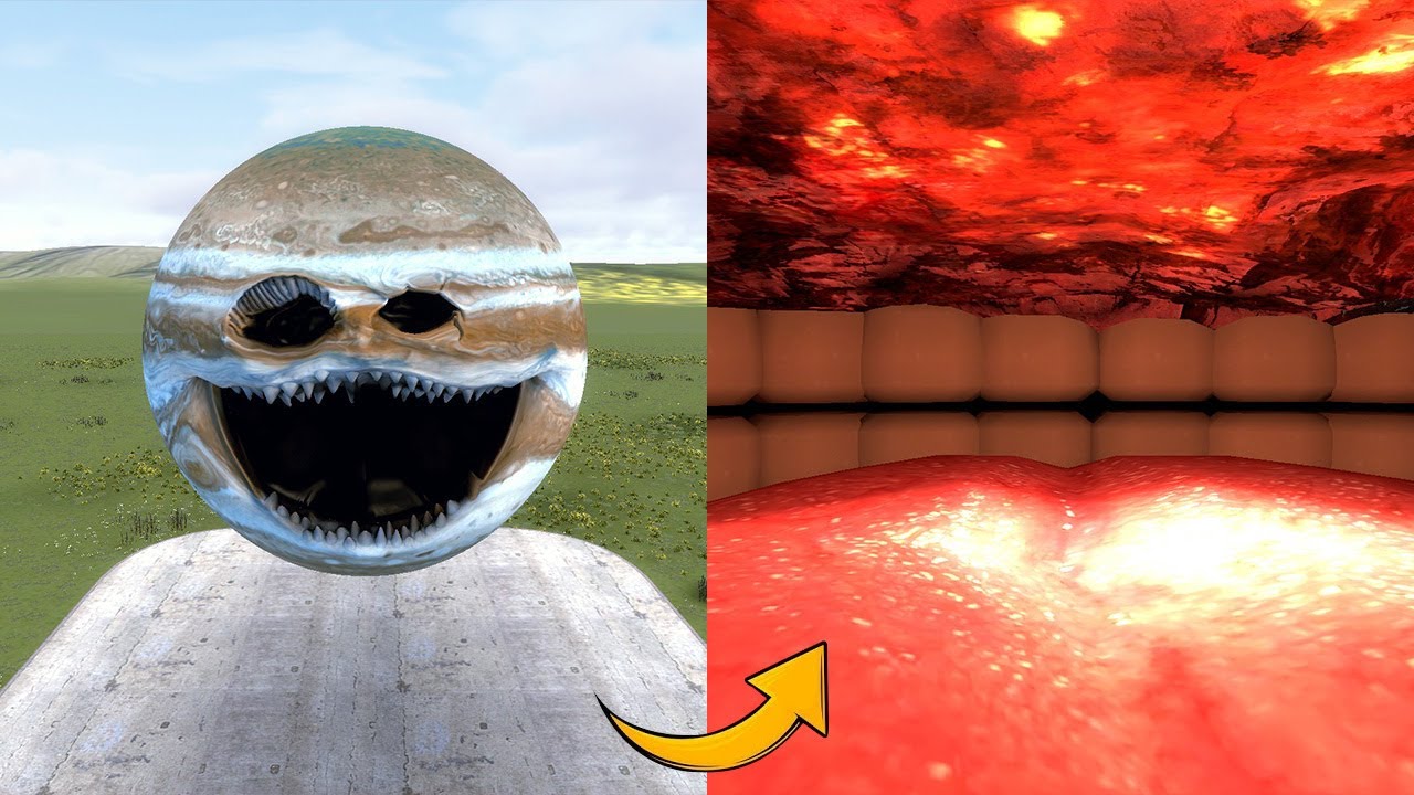 WHAT'S INSIDE THE NEW SATURN WAKES UP Monster! (Garry's Mod)