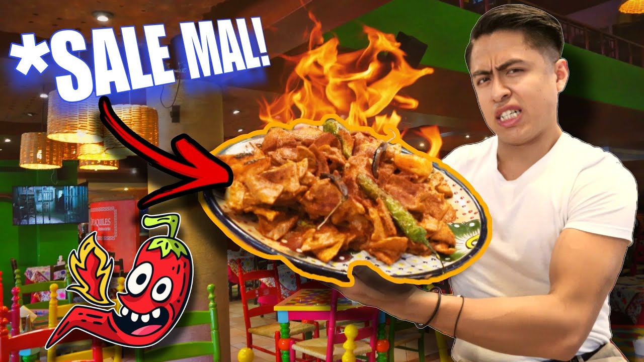 Podré COMER Los CHILAQUILES MÁS PICOSOS Del MUNDO? 🌮🌶️ |**SALE MAL! | Ay Jalisco No Te RAJES🔥🇲🇽