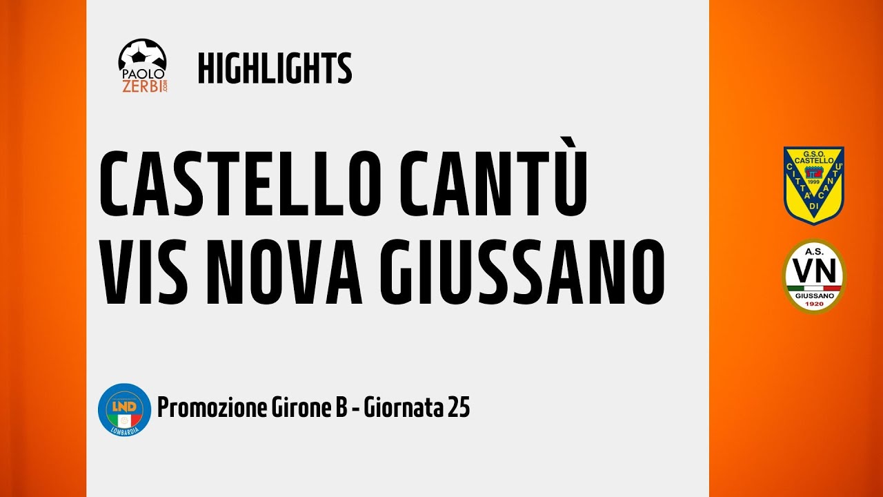 [HIGHLIGHTS] Promozione Girone B 24/25 - Day 25 - Castello Città di Cantù - Vis Nova Giussano