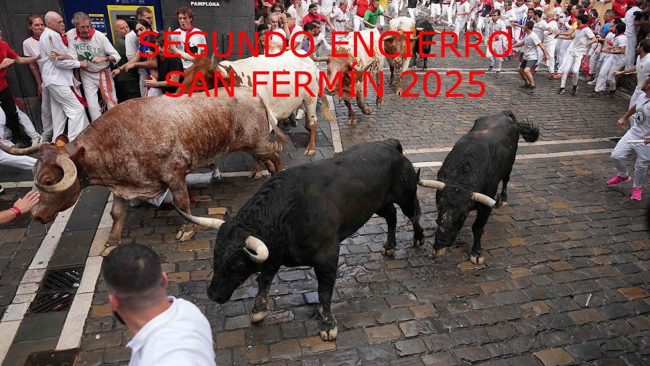 Segundo Encierro San Ferm&iacute;n 2025/ Cebada Gago