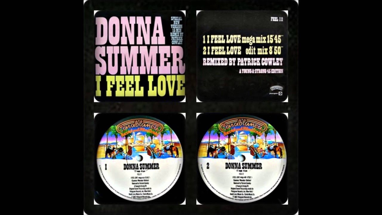 DONNA SUMMER - I FEEL LOVE (PATRICK COWLEY MEGA-MIX, MEGA EDIT 1982)