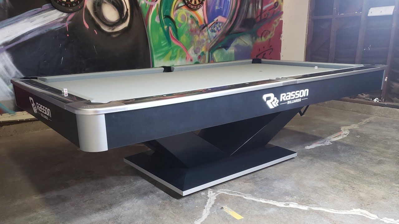 9ft Rasson Victory Pool Table with Simonis Grey
