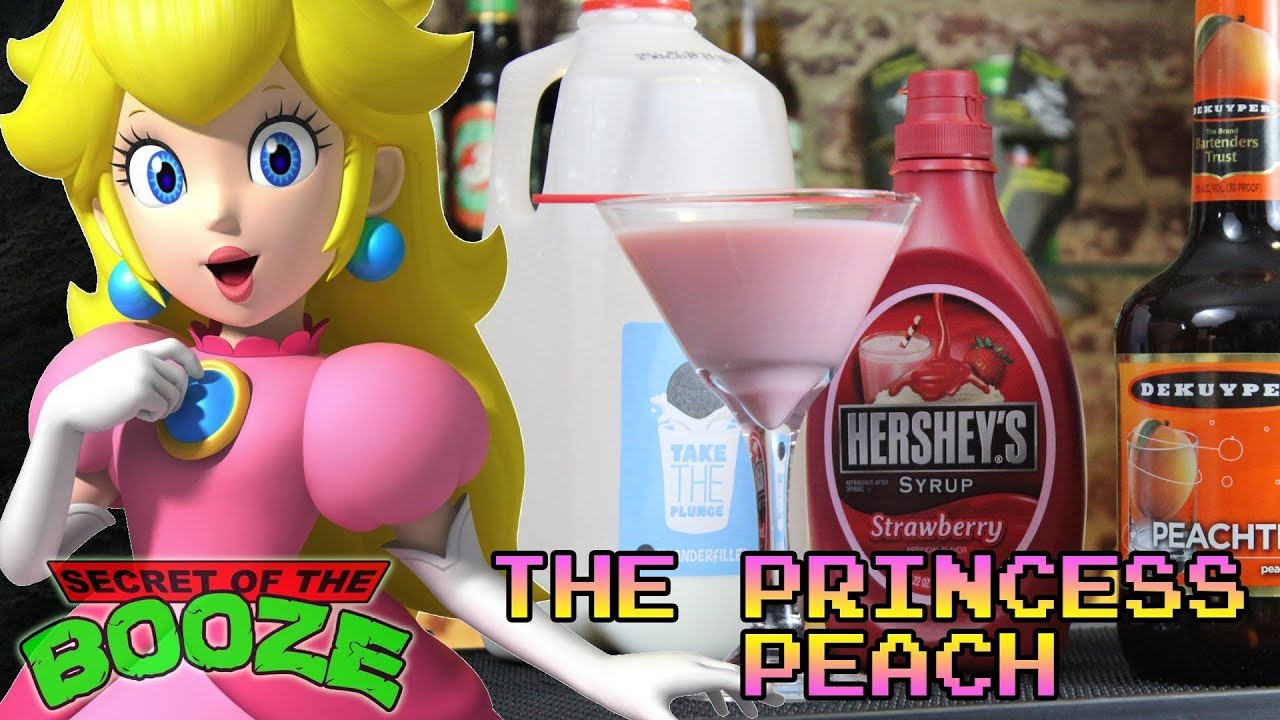 Princess Peach (Mario Brothers Themed Cocktail) | Secret of the Booze
