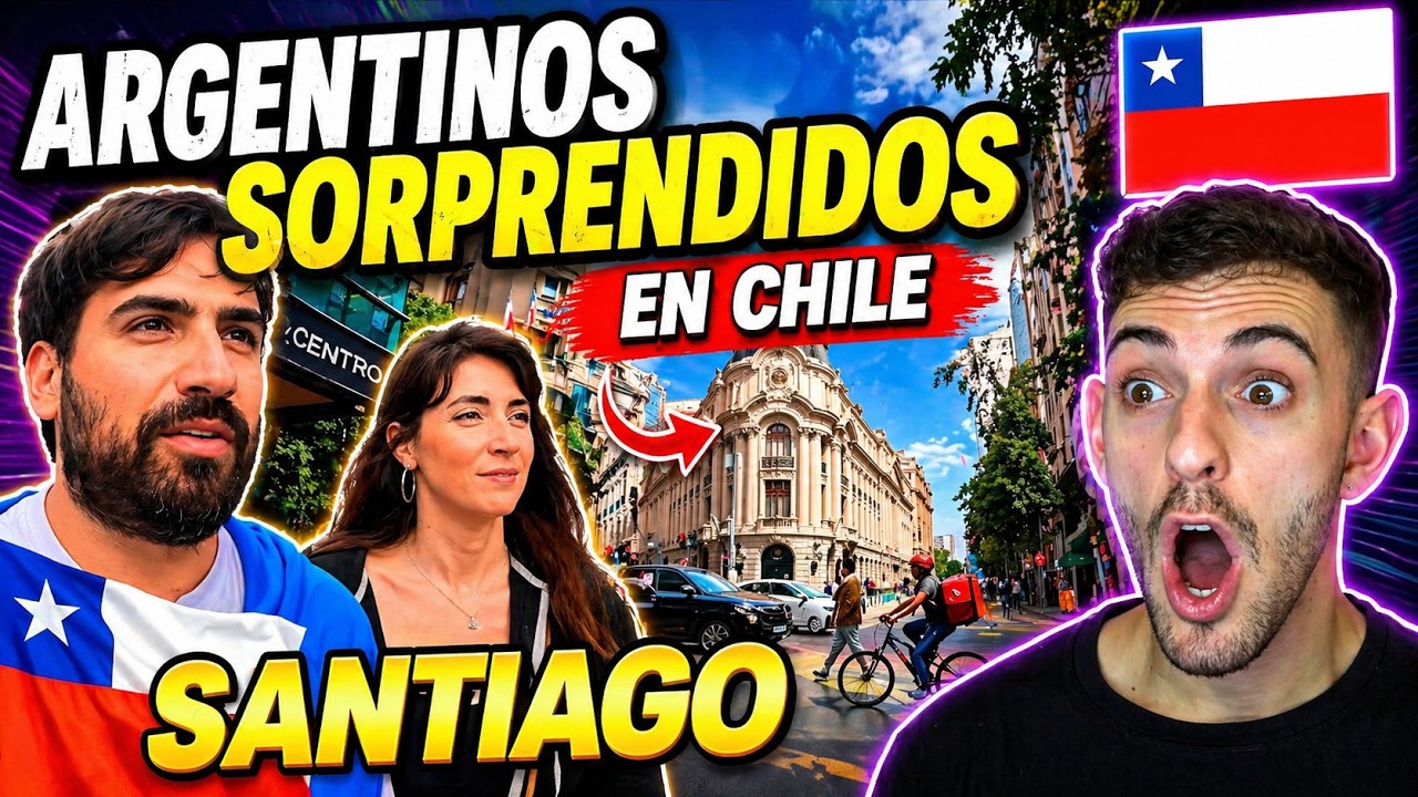 ARGENTINO reacciona a 👉COSAS que nos SORPENDIERON de CHILE 😱 #chile #reaccion