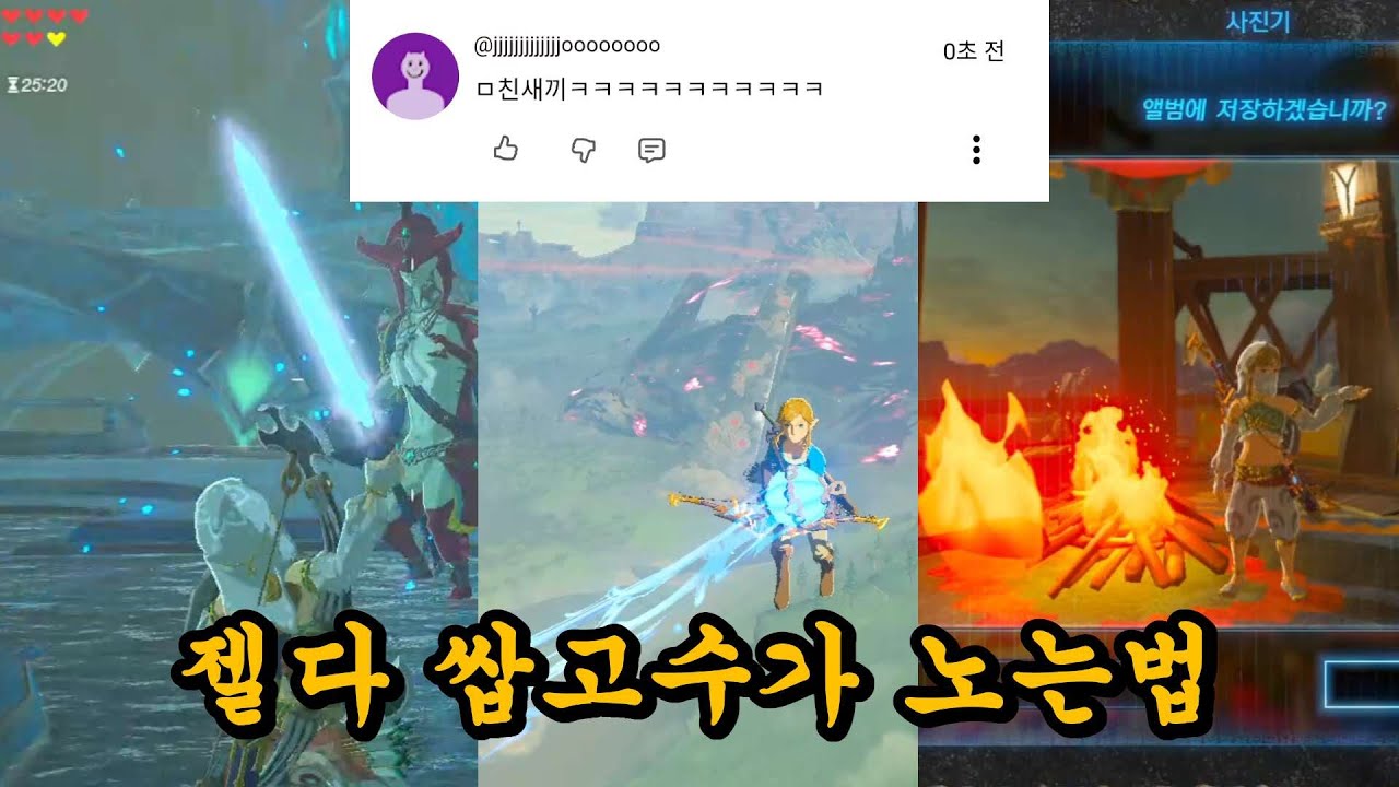 젤다 쌉고수가 노는법