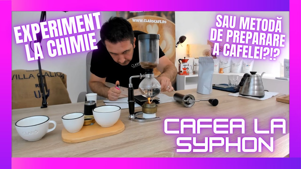 Experiment la chimie sau metoda de preparare a cafelei? Cafea facuta la Syphon ☕ 🔬 ⚗️