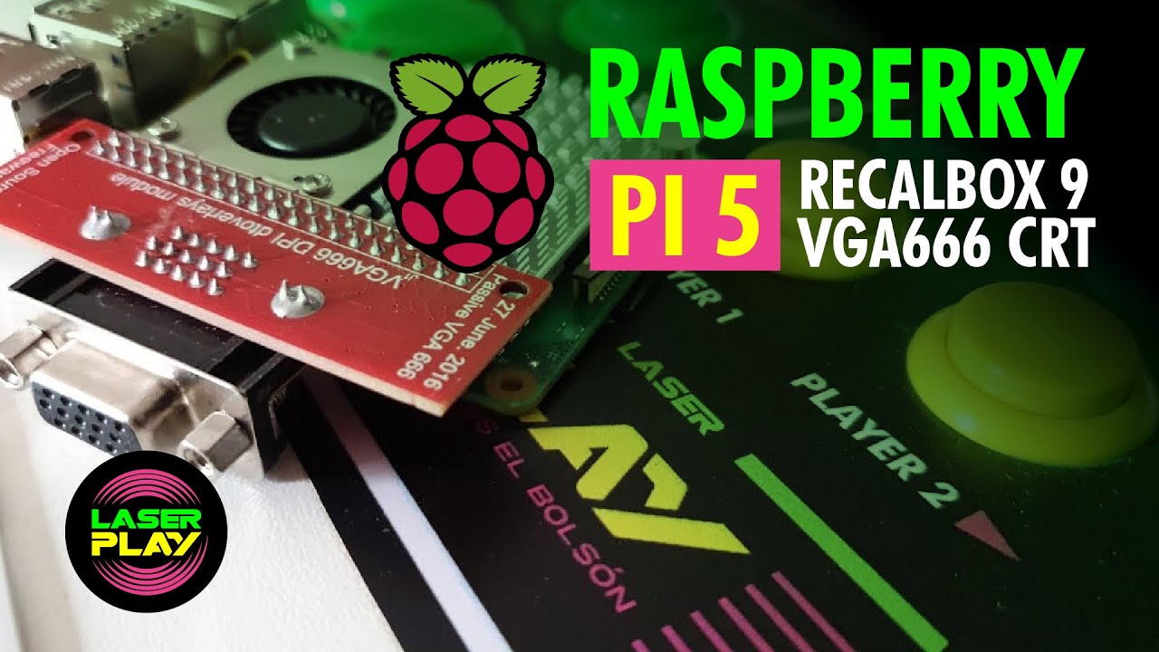 RASPBERRY PI 5 (15khz 240p RGB) en tv CRT con RECALBOX 9.2 experimental