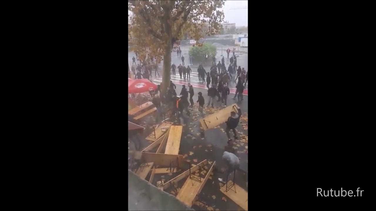 Rutube des supporters de Lens saccagent la terrasse d&rsquo;un bar &agrave; Valenciennes
