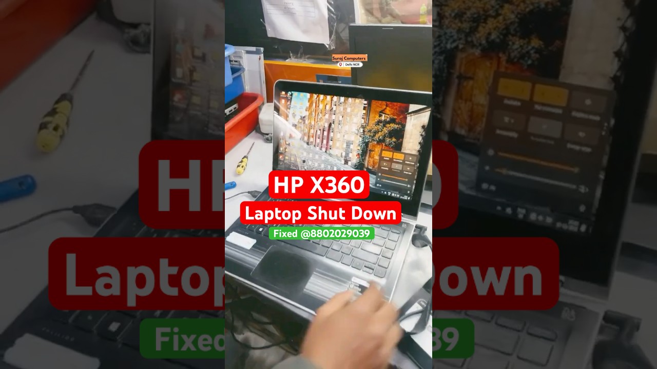 HP X360 Laptop Shuts Down When Charger Removed | Battery Issue Fixed 🔋 