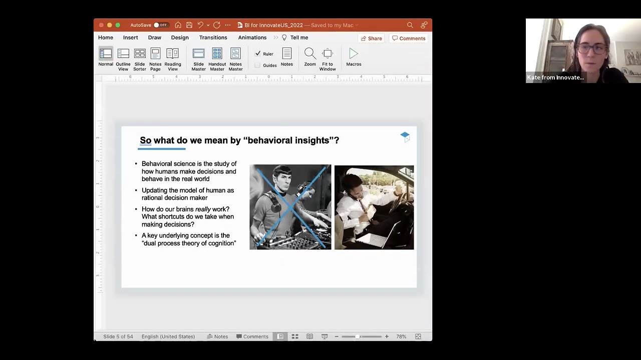 Workshop | Behavioral Insights (2-3pm ET)