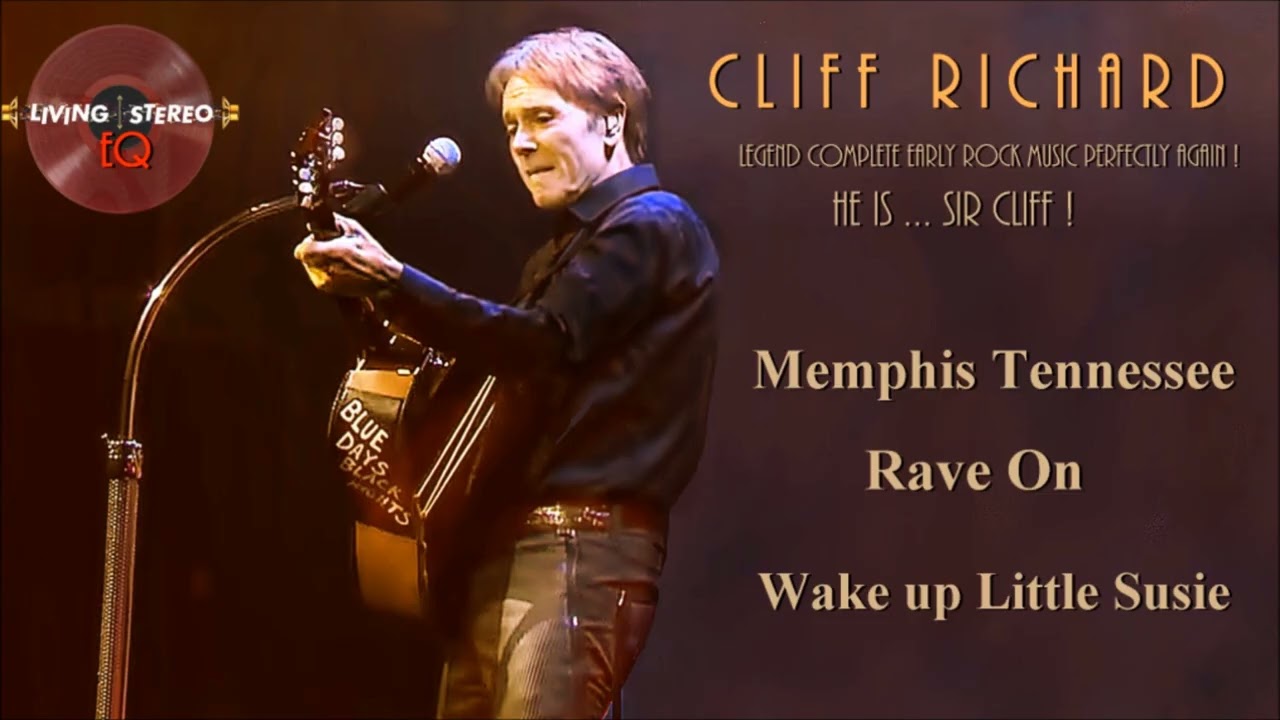 Cliff Richard - Legend Complete Early Rock Music Perfently Again ! He is ... Sir Cliff ! (3 Songs)