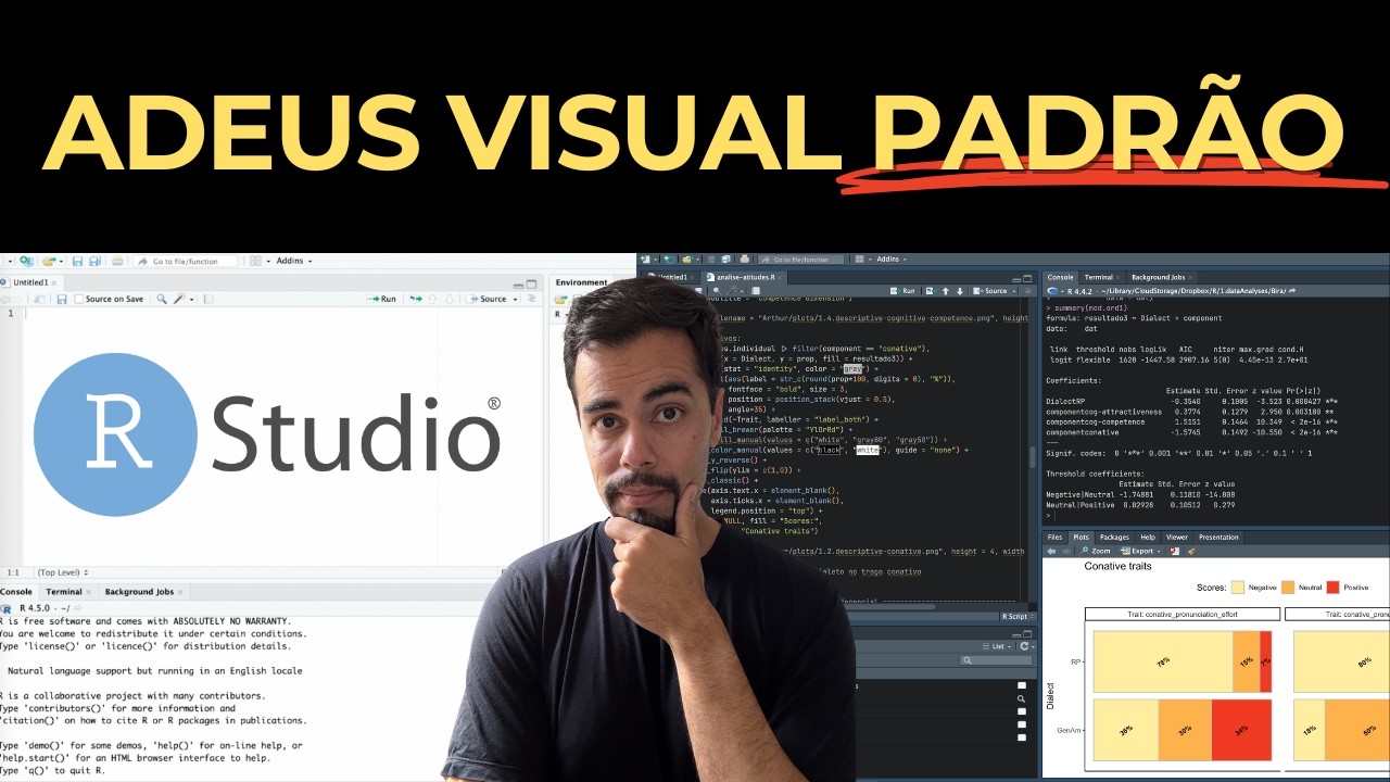 Deixe o RStudio com a Sua Cara: Guia de Personalização