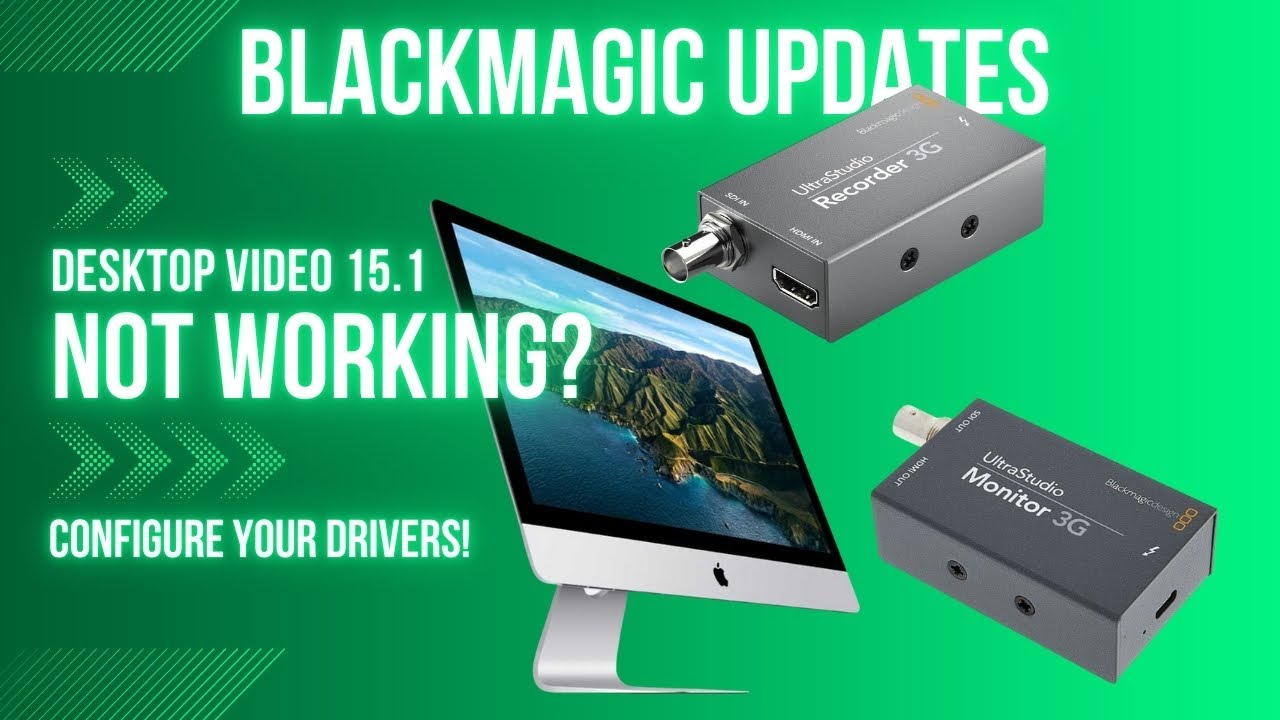 Blackmagic Desktop Video 15.1 Update FIX for Mac (Must Watch Before You Update!)