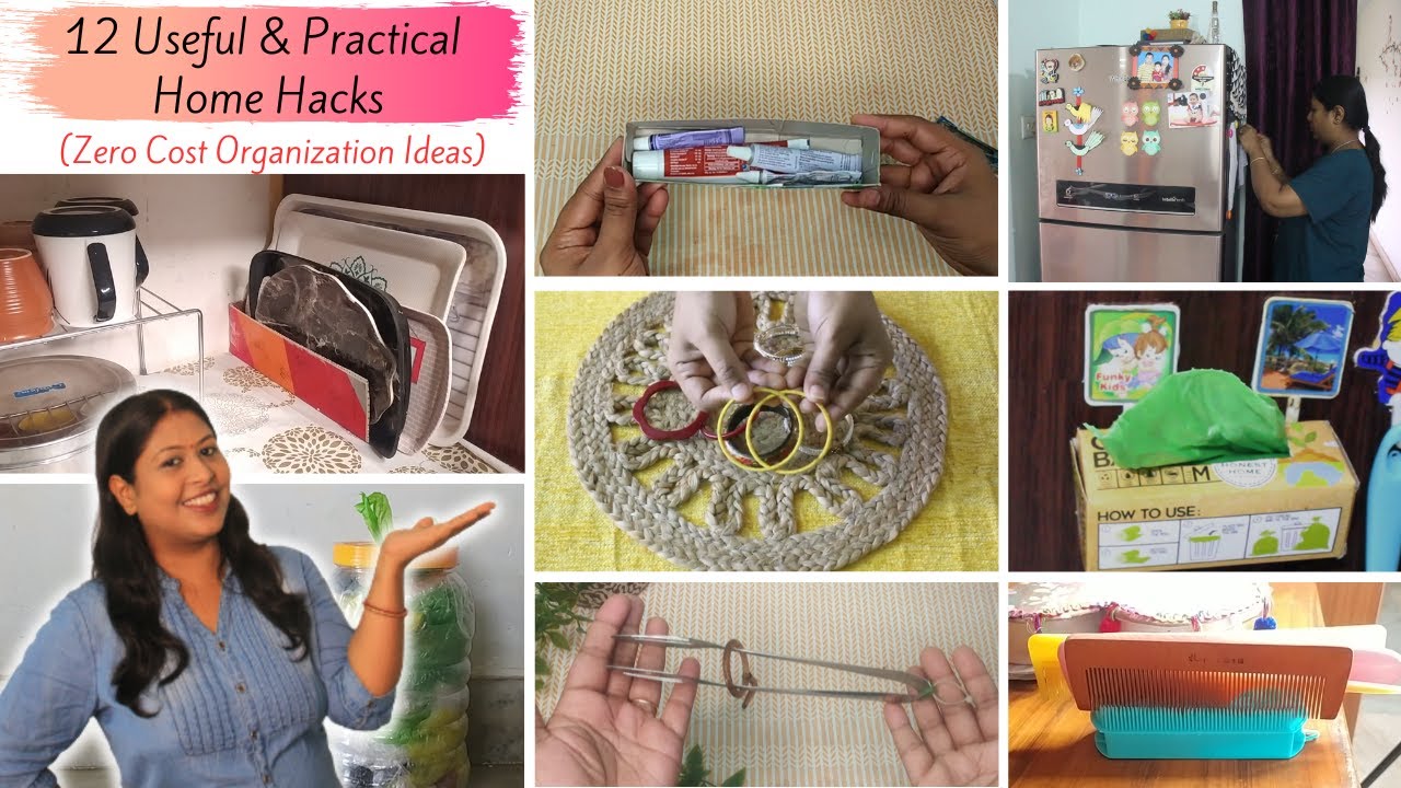 12 Zero Cost Useful & Practical Home Hacks & Organization Ideas | Popular Hacks Compilation
