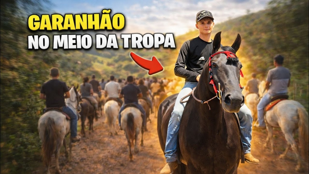 PRIMEIRA CAVALGADA COM O NOSSO GARANHÃO😱