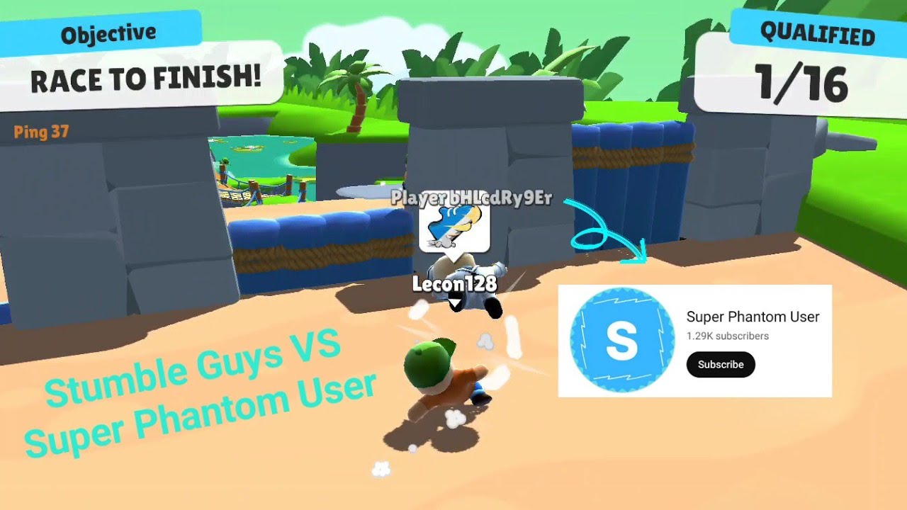 Duo With @SuperPhantomUser | Stumble Guys Gameplay.