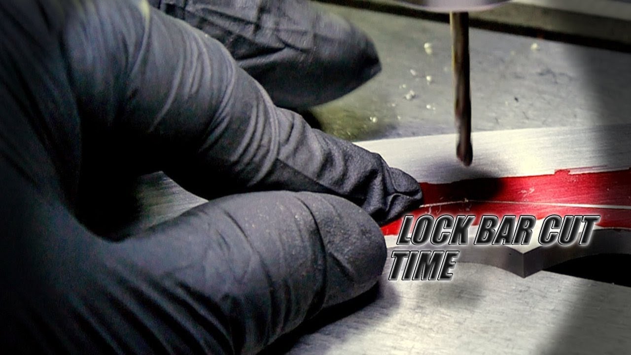 Birth of a frame lock part 5 knife making