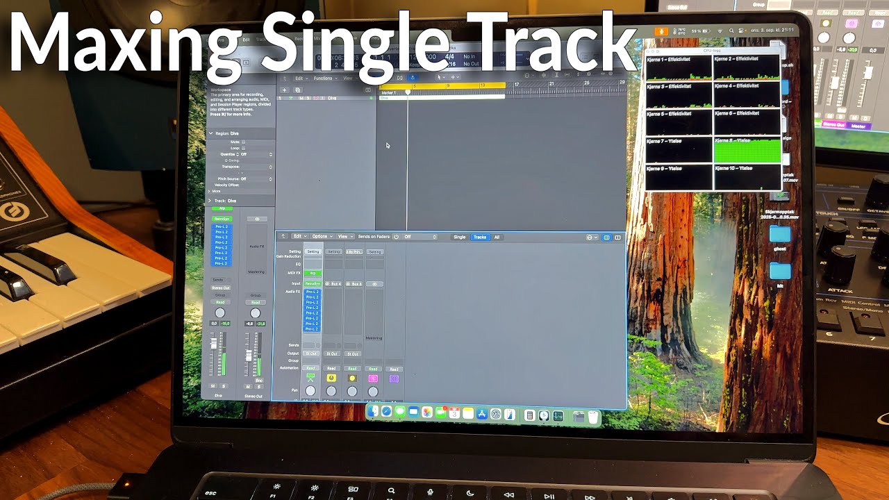 M4 MacBook Air in Music Production: SINGLE Track Stress Test