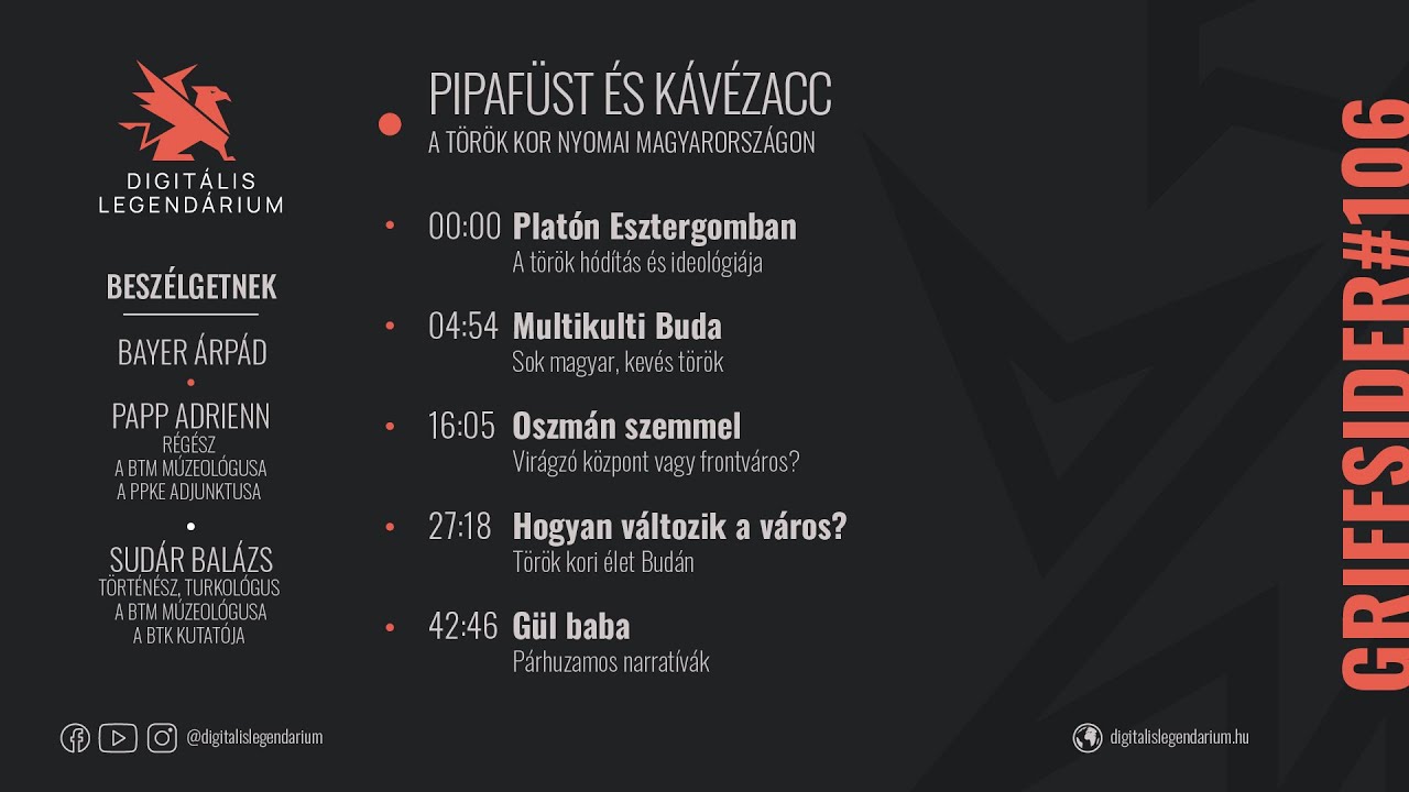 #106 - Pipafüst és kávézacc-a török kor nyomai Magyarországon-Papp Adrienn, Sudár Balázs történészek
