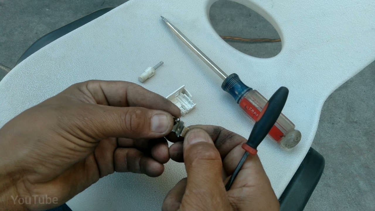 reparando switch de la puerta secadora de ropa maytag