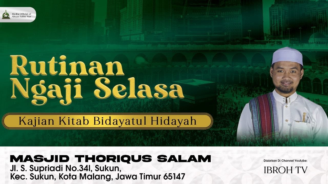 (LIVE)KAJIAN RUTIN HARI SELASA||UST ALI FIKRI LC ||MASJID THORIQUSSALAM SUKUN MALANG
