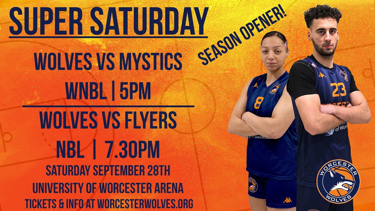 LIVE BASKETBALL - Worcester Wolves vs Bristol Flyers NBL2