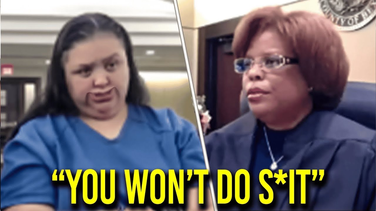 Entitled Brat Got SARCASTIC With The Judge... Until The Judge Sends Her To JAIL