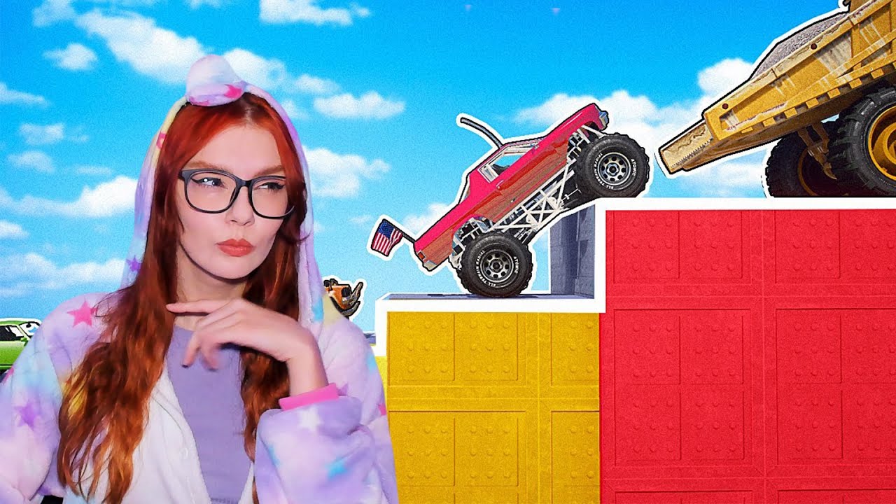 😱Какой Транспорт, преодолеет Самое Высокое Препятствие ? РЕАКЦИЯ НА King Dm