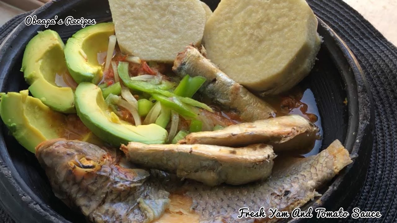 How To Make Perfect Boiled Yam And Authentic Spicy Pepper Sauce. It's Fresh Yam Season!