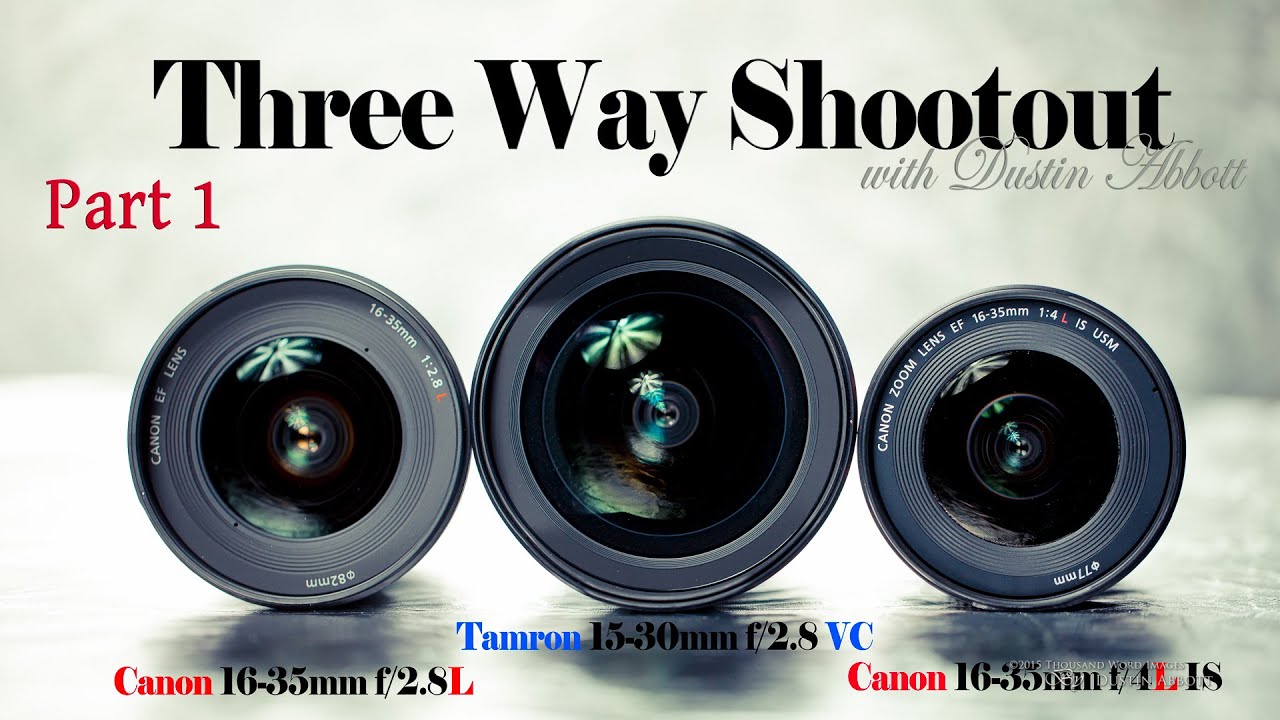 Three Way Shootout #1 - Specs and Objectives