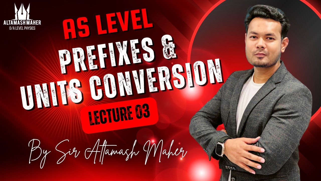 AS Level Physics | Prefixes and Units Conversion Lecture 3 | Convert Area, Volume, Density and Time
