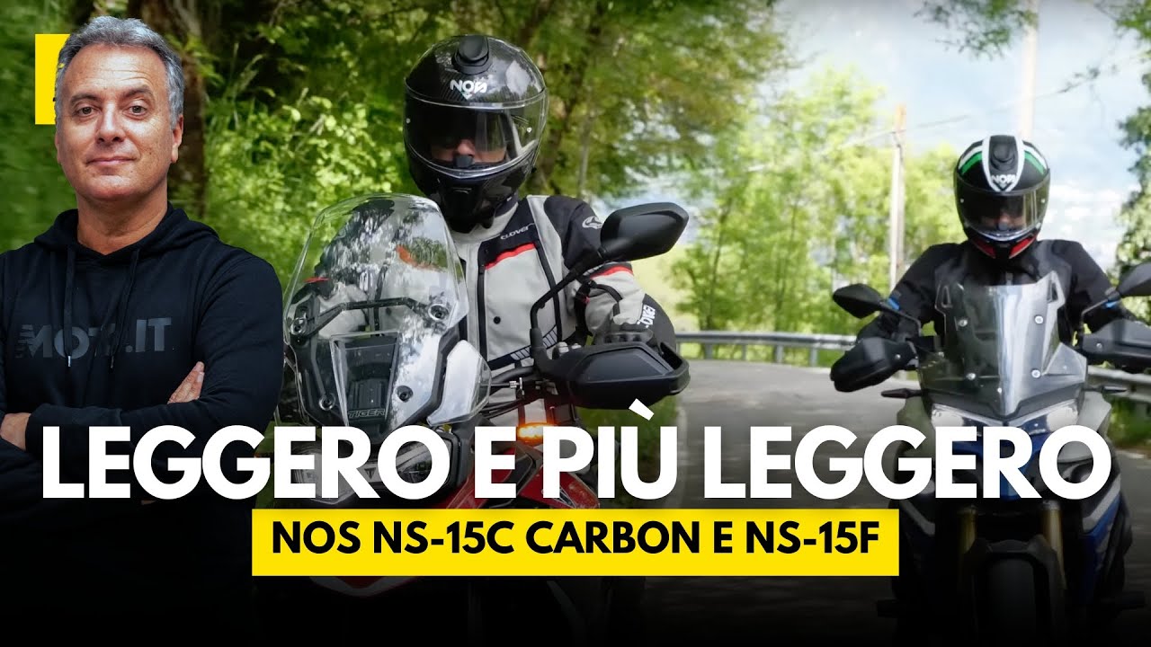 NOS NS-15C Carbon e NS-15F: carbonio vs fibra, per un modulare leggero e aerodinamico