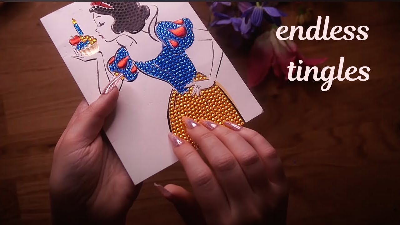 Rhinestones ASMR 8 Hours 💤 no talking