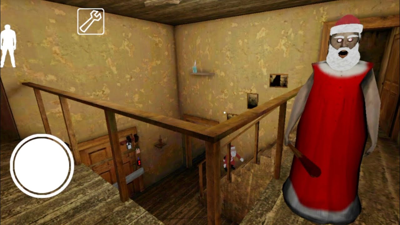 Granny Game Horror Escape Gameplay | Granny Santa Clause House 🌲😂 Ep1