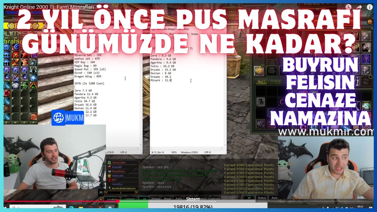 Knight Online 2 Yılda Pus Masrafı Ne Kadar Arttı