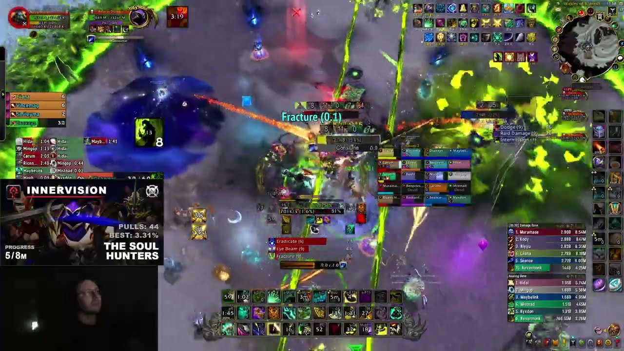 The Soul Hunters mythic / Manaforge Omega / Monk Tank PoV / Innervision