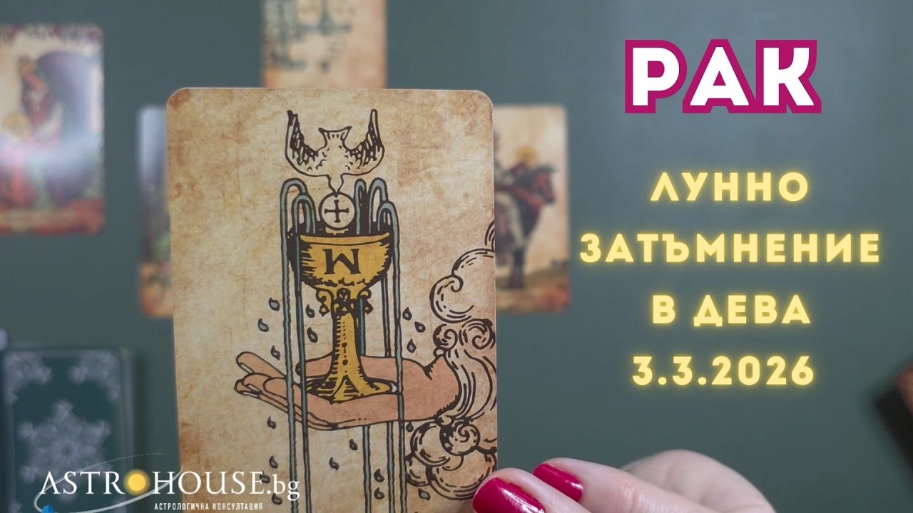 🔮Рак✨Таро ✨Лунно затъмнение ✨3 март 2026✨