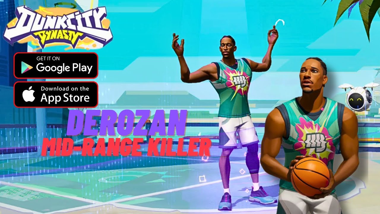 ИГРОВОЙ ПРОЦЕСС 3 НА 3 ДЕМАРА ДЕРОЗАНА В DUNK CITY DYNASTY