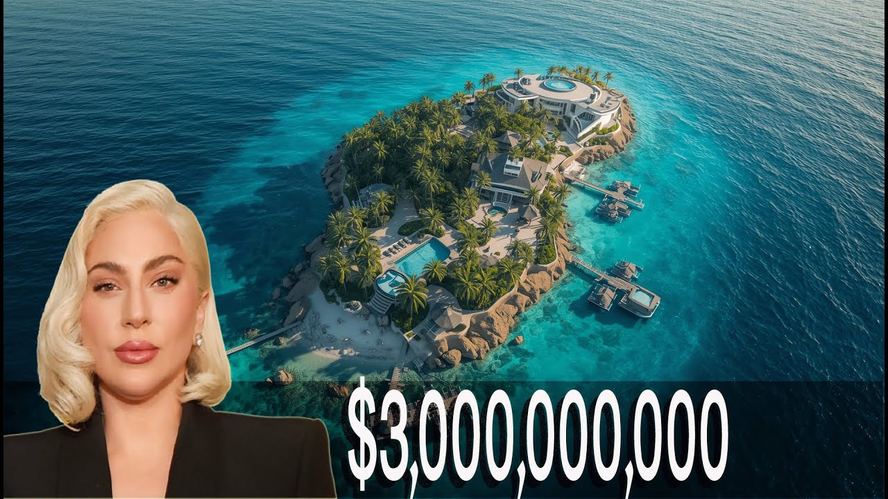 Inside Lady Gaga’s $3 Billion Secret Island Mansion | Ultra Luxury House Tour 2025