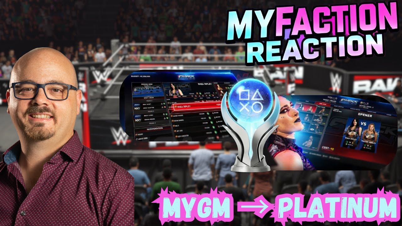 MyGM! 🏆 Chasing the WWE 2K25 Platinum Trophy (Last Trophies!)